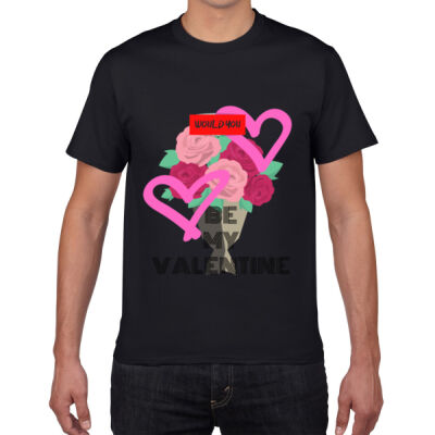 Be my Valentines Flower premium tee Thumbnail